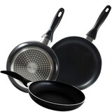 thumbnail of BERGNER - Set di 3 Padelle in Alluminio Pressato Ø16/Ø20/Ø24 cm Adatte per Induzione Navy Black con Set di 5 utensili da cucina in silicone e legno