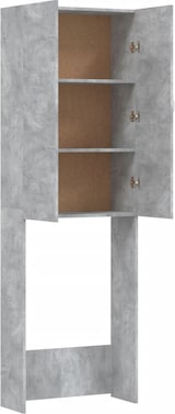thumbnail of vidaXL Waschmaschinenschrank Betongrau 64x25,5x190 cm