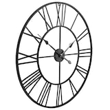 thumbnail of Wanduhr Vintage mit Quarzwerk Metall 80 cm XXL