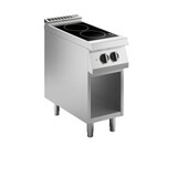 thumbnail of KBS elektrische glaskeramische kookplaat 2x 2,5 kW open onderbouw 400x730x900 mm 400 Volt