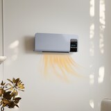 thumbnail of HOMCOM Termoventilatore da Parete con Timer 12h e 2 Modalità Grigio