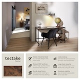 thumbnail of tectake Schreibtisch Donegal 140x60x76,5cm  Industrial Holz Dunkel, Rustikal