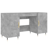 thumbnail of vidaXL Schreibtisch Betongrau 140x50x75 cm Holzwerkstoff