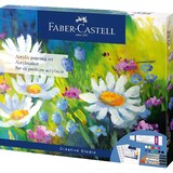 thumbnail of Faber Castell Acrylfarben 12 Farben Tuben 9 ml m .Zubehör