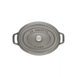 thumbnail of Cocotte Ovalada Staub De 17 Cm Color Gris Grafito