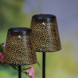 thumbnail of LED Solar Gartenleuchten Blumenmuster Gartenstecker H: 58cm 2er Set