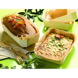 thumbnail of PACKNWOOD - 150u - Molde de cocción rectangular exterior de madera y molde de papel interior 185x80mm H40mm 600ml - 210NBAKE104