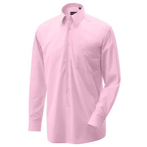 400 - Oberhemd langarm : rosa 60% Baumwolle 40% Polyester 120 g/m² 44