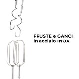 thumbnail of DIGIQUEST Sbattitore elettrico a 2 Fruste WHIP250, 5 Velocità, Funzione Turbo, Fruste e ganci in acciaio Inox, Grigio