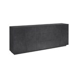 thumbnail of Dmora Credenza Sven, Madia da cucina a 4 ante e 3 cassetti, Buffet da soggiorno, 100% Made in Italy, cm 220x43h86, Ardesia