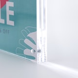 thumbnail of Securit® Transparenter Plakathalter A5 – Acryl – Als Einzel- oder Doppelseitenrahmen verwendbar