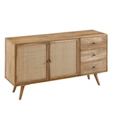 thumbnail of Mangoholz Sideboard, Unique Design, Stabile Konstruktion, Großer Stauraum. 140x40x75 cm | Kadima Design
