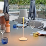 thumbnail of Lumisky Lámpara de mesa inalámbrica KELLY H38CM Acero Blanco