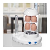 thumbnail of Clatronic HDM 3420 EK N Hot Dog Maschine, 1-14 Würstchen, Kochen von bis zu 6 Eiern, Brötchenhalterung 350W Weiß