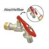 thumbnail of Messing Kugelauslaufhahn 3/4` Absperrbar