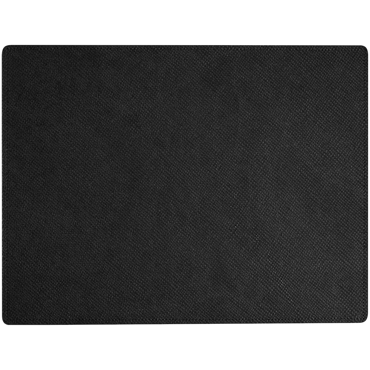 Stil Casa, ensemble de 12 sets de table unicolores, polyuréthane laminé cousu, 41xh. 31 cm, finition saffiano couleur noir.