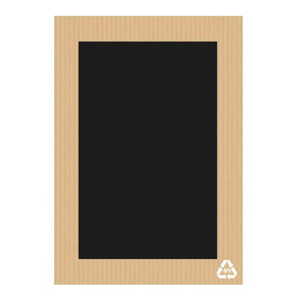 Panneau Kraft A5 cm recto/verso noir