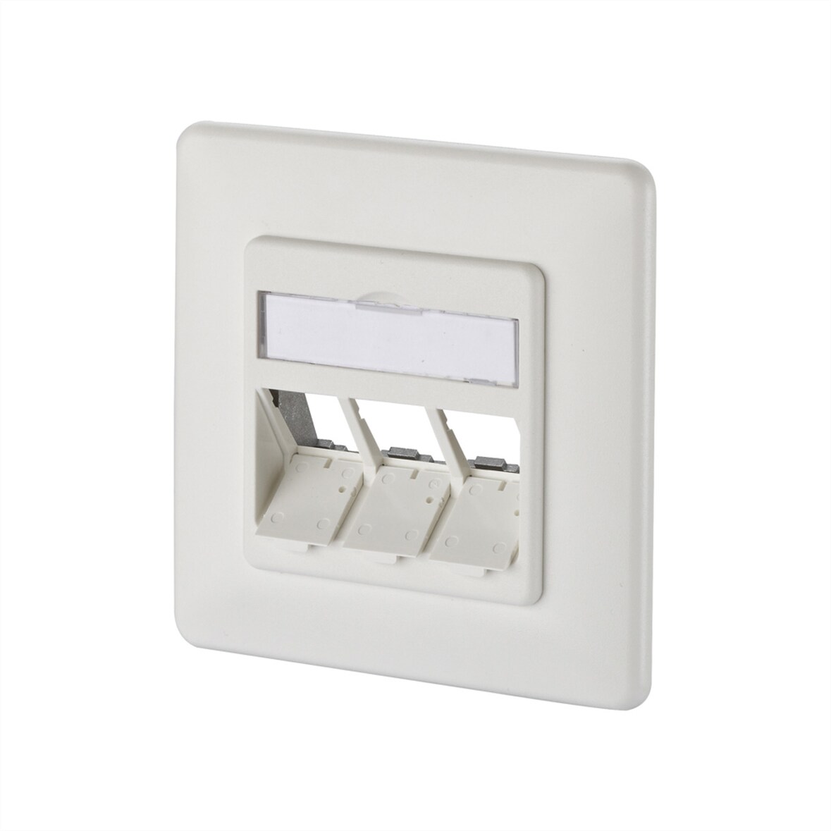 METZ CONNECT Keystone inbouwdoos 3-poorts leeg wit