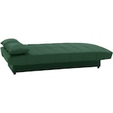 thumbnail of Banquette clic clac 3 places - Tissu 100% coton Vert - Style Contemporain - L 190 x P92 cm - MILA AUCUNE