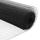 thumbnail of vidaXL Zaunpfosten Grau 50 x 1,2 m (13 mm Gitter) Stahl und PVC