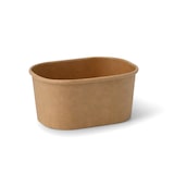 thumbnail of greenbox - Kartonschale / Salatschale 250 ml, 11 x 8 x 5 cm, braun, rechteckig, 50 St.