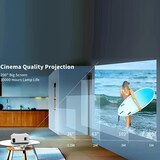 thumbnail of Videoprojecteur LED Smart HD 720P Luminosité 80ANSI Contraste 3000:1 Portable YONIS