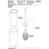 thumbnail of KE WC-Bürstengarnitur MOLL vc/we