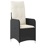 thumbnail of vidaXL 7-tlg. Garten-Bistro-Set mit Kissen Schwarz Poly Rattan