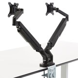 thumbnail of MonLines MTH008B Monitorhalterung 2 Monitore höhenverstellbar, schwarz