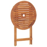 thumbnail of Mesa plegable de jardín de madera maciza de acacia 60x75 cm