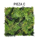 thumbnail of Jardín vertical artificial Bonerva Oslo Urban pack 2 paneles modulares 100x100 cm 2 m² pared vegetal decorativa interior y exterior sin mantenimiento