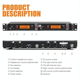 thumbnail of Microphone Sans Fil Pour Scène Avec Moniteur In-Ear 6 BodyPacks Haute Qualité YONIS