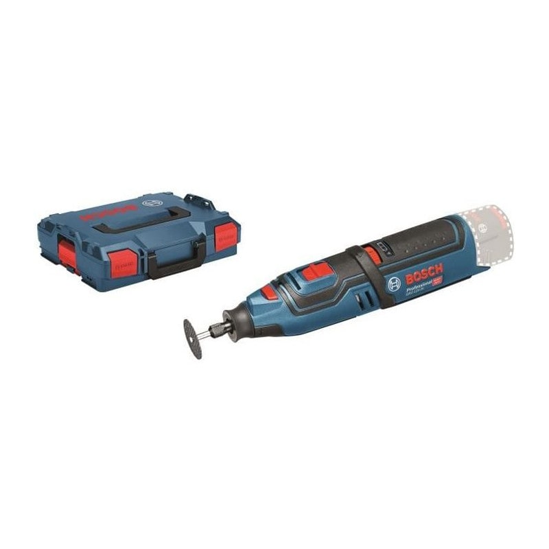 Outil Rotatif Multifonctions Sans Fil Bosch Professional - 12v Gro 12v-35 Solo Click&go, L-boxx