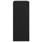 thumbnail of vidaXL Wandschrank Schwarz Eichen-Optik 80 x 33 x 80 cm Holzwerkstoff
