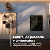 thumbnail of Placa de Inducción Portátil EVVO V26 Trip, 2000W, Control táctil, Ajuste de potencia y temperatura, Temporizador