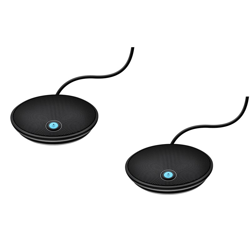 Logitech Group Erweiterungs-Mikrofone 2´er Set Schwarz