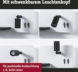 thumbnail of Paulmann LED Wandleuchte Serra USB C   2700K 520lm / 180lm 230V 5,5W / 2,6W dimmbar Weiß matt#Schwarz matt 71103