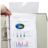 thumbnail of Pochettes A4 perforees a soufflet grande capacite x10