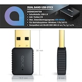 thumbnail of Aplic WLAN-Dongle, WiFi Stick Dual Band 600 MBit/s 2,4 GHz + 5 GHz / 802.11 ac/n/g/b/h