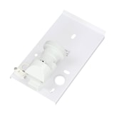 thumbnail of Licht-Erlebnisse Wandleuchte Stoffschirm B: 21 cm Creme E27 indirekte Beleuchtung Uplight Wohnzimmer Schlafzimmer, LE60302