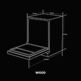thumbnail of Wiggo WD-B6126E(X) Inbouw Vaatwasser - 60 cm - Roestvrijstaal