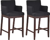 thumbnail of 2er Set Barhocker Laredo Stoff schwarz/antik
