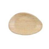 thumbnail of 10x ovaler Teller aus Palmblatt Größe 21 cm