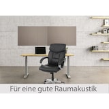 thumbnail of Set di 6 pannelli acustici da parete HWC-L52, pannelli da parete Pannelli acustici, fonoassorbenti 1mq superficie 60x30cm ~ marrone chiaro