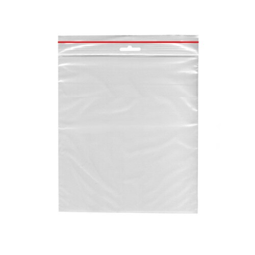 2000 Schnellverschlussbeutel LDPE 250 x 350 mm transparent mit Eurolochung