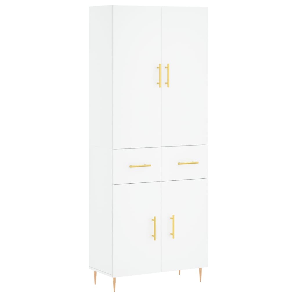 Helloshop26 - Buffet Sideboard Kommode Schrank Aufbewahrungseinheit Organizer Küche Wohnzimmer Lounge hoch 69,5 x 34 x 180 cm 02_0032665