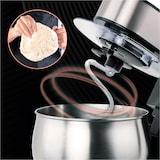 thumbnail of Mesko MS4228  Batedeira Planetaria Profissional, Robô de Cozinha, 5L, 6 Velocidades, Acessórios, Inox 2000W, Prata