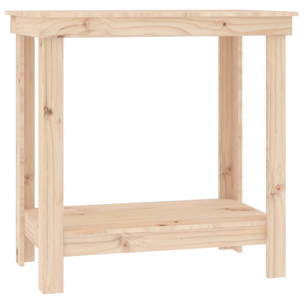 vidaXL Werkbank 80x50x80 cm massief grenenhout