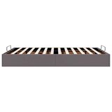thumbnail of vidaXL Ottoman-Bett ohne Matratze Grau 140x200 cm Kunstleder