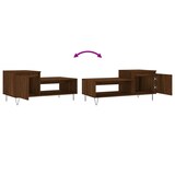 thumbnail of vidaXL Couchtisch Braun Eichen-Optik 100x50x45 cm Holzwerkstoff